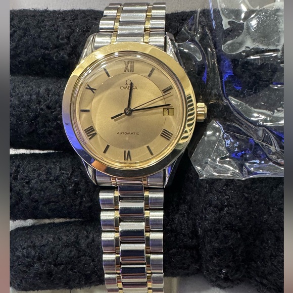 Omega Two-Tone Gold and Silver Watch - Picture 2 of 13